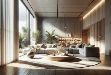 relaxing living room sanctuary