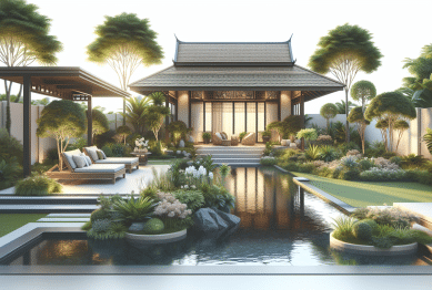 low maintenance garden oasis