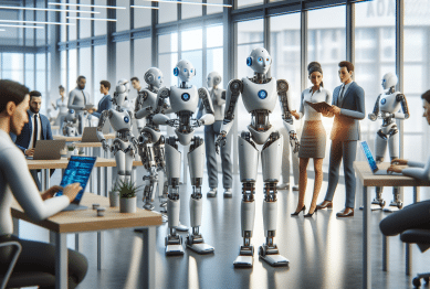 robots changing workplace perceptions