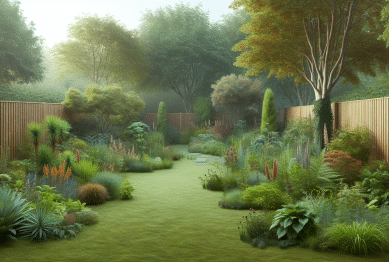 native plant backyard transformation