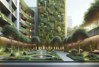 vertical gardens outdoor space